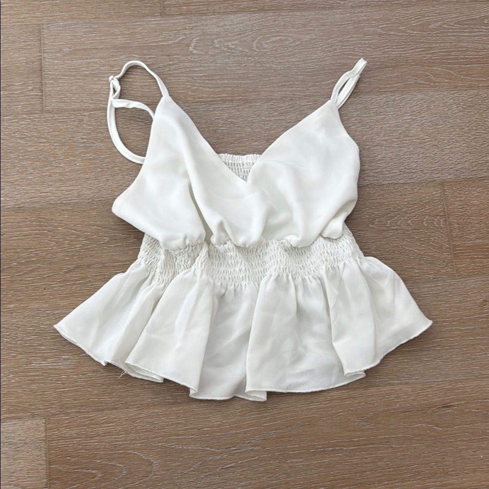Chic White Camisole Top